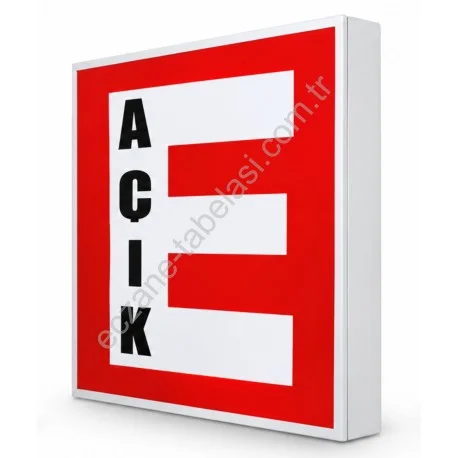 Lumen Pharmacy Square Acik Sign
