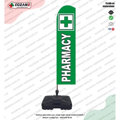 Lumen Pharmacy Sail Flag YB-107