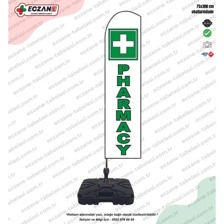 Lumen Pharmacy Sail Flag Bayrak