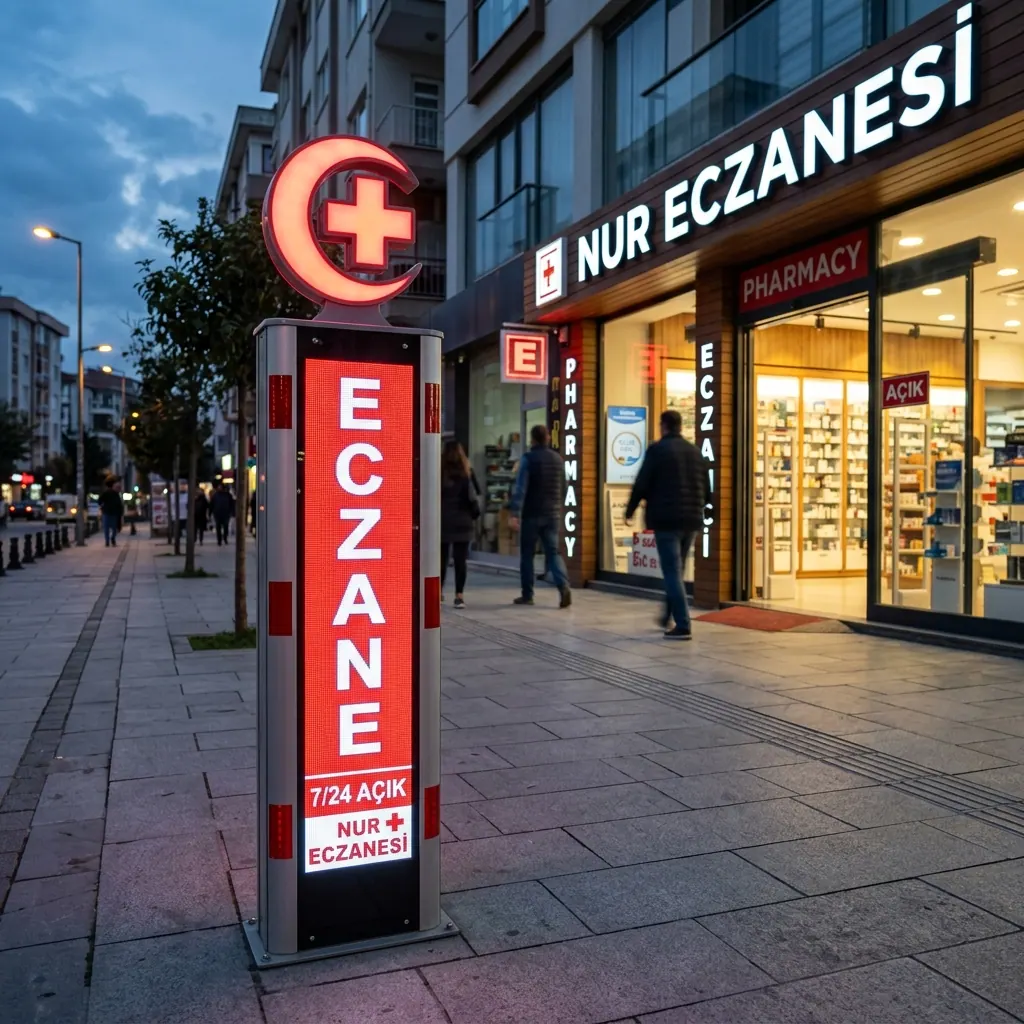Lumen Street LED Işıklı Reklam Dubası