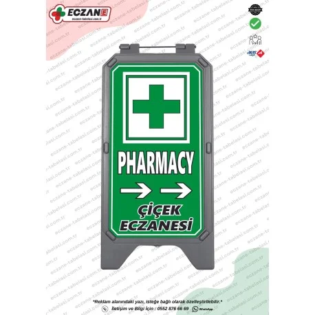 Lumen A-Frame Plastic Advertising Bollard